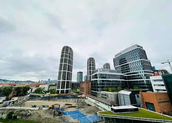 Апартаменты Apartments05 In New Building With Free Parking Panorama - Amazing View Close To Old Town