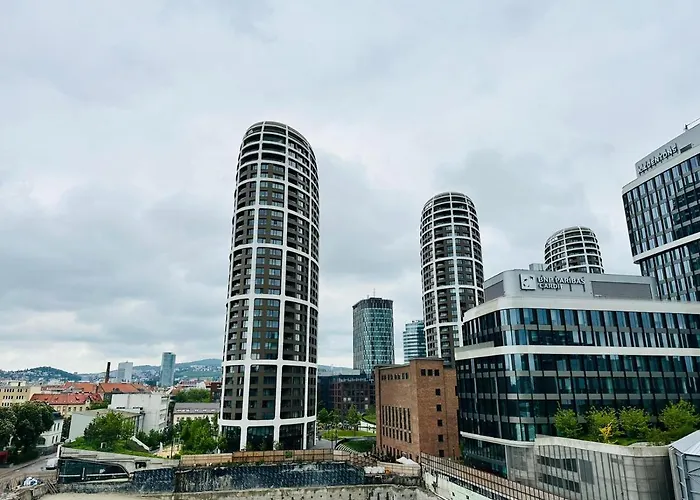 Apartments05 In New Building With Free Parking Panorama - Amazing View Close To Old Town Апартаменты Братислава