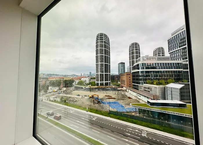 Apartments05 In New Building With Free Parking Panorama - Amazing View Close To Old Town Bratislava