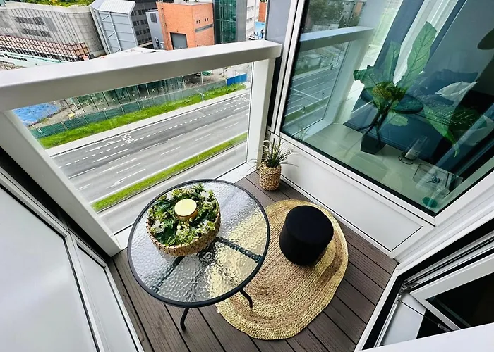 Apartments05 In New Building With Free Parking Panorama - Amazing View Close To Old Town